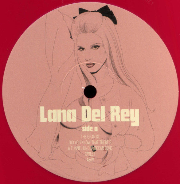 Image of Label Cover of 2xLP - VG+/EX - LANA DEL REY, Did You Know That There's A Tunnel Under Ocean Blvd (Polydor; 4859193, Worldwide 2023, Gatefold, 2 Inners, Poster, Limited Edition, Dark Pink Vinyl, Alternative Artwork), ,  - 3026152E
