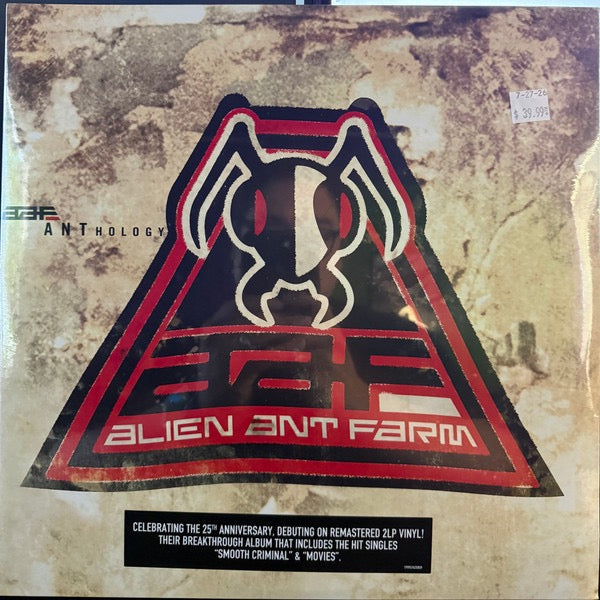 Image of Front Cover of 2xLP - NEW/NEW - ALIEN ANT FARM, ANThology (25th Anniversary) (UMR; 7635059, Europe 2026 Reissue, Black Vinyl), , Celebrating the 25th Anniversary of their landmark album! Finally debuting on 2LP Remastered Vinyl! Featuring the hits "Movies" "Attitude" and the #1 smash "Smooth Criminal"! - 3156072S