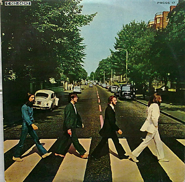 Image of Front Cover of LP - VG/G - THE BEATLES, Abbey Road (Apple Records; PMCGS 17, Greece 1969, Laminated Front Sleeve), feelable scratches, edge wear,  - 3046071S