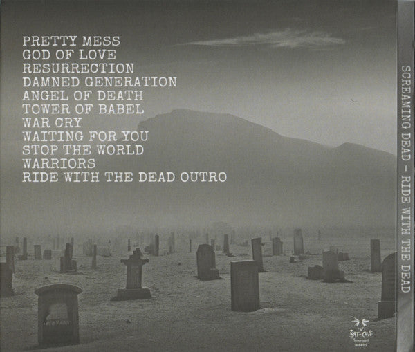 Image of Back Cover of CD - EX/EX - SCREAMING DEAD, Ride With The Dead (Bat-Cave Productions; BCCD127, Poland 2023, Digipak), ,  - 3036075E