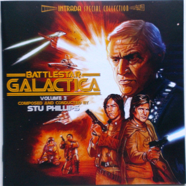 Image of Front Cover of 2xCD - EX/EX - STU PHILLIPS, Battlestar Galactica Volume 3 (Original Television Soundtrack) (Intrada; Special Collection Volume 210, US 2012, Jewel Case), ,  - 3036077E
