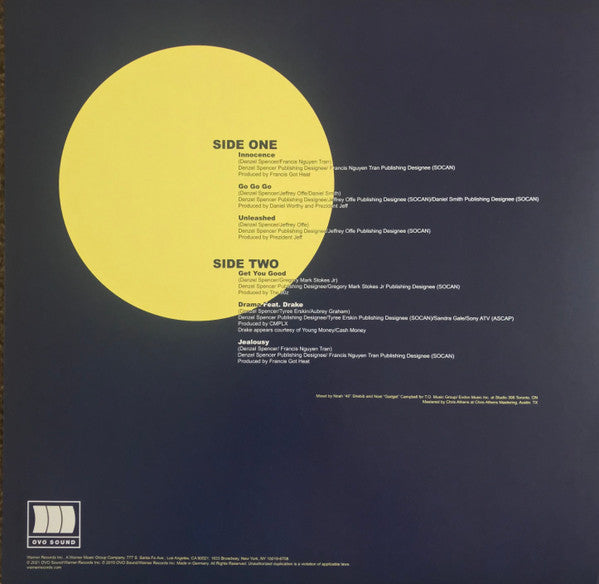 Image of Back Cover of 12" EP - VG+/EX - ROY WOODS, Exis (OVO Sound; 093624881513, Canada 2021, Picture Sleeve), ,  - 3026153E