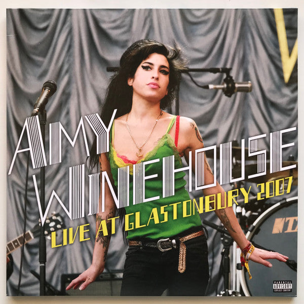 Image of Front Cover of 2xLP - VG+/EX - AMY WINEHOUSE, Live At Glastonbury 2007 (UMC; 4555684, Europe 2022, Picture Sleeve, 2 Inners, Limited Edition, Clear Vinyl, 180 Gram), ,  - 3026155E