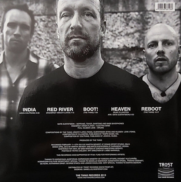 Image of Back Cover of LP - VG+/VG+ - THE THING, Boot! (Trost; TTR0010LP, Austria 2013, Gatefold), ,  - 3026115E