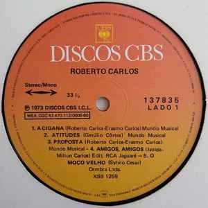 Image of Label Cover of LP - VG/VG - ROBERTO CARLOS, Roberto Carlos (CBS; 137835, Brazil 1970s Reissue), Lower end of VG, light marks and scuffs.,  - 3016104C