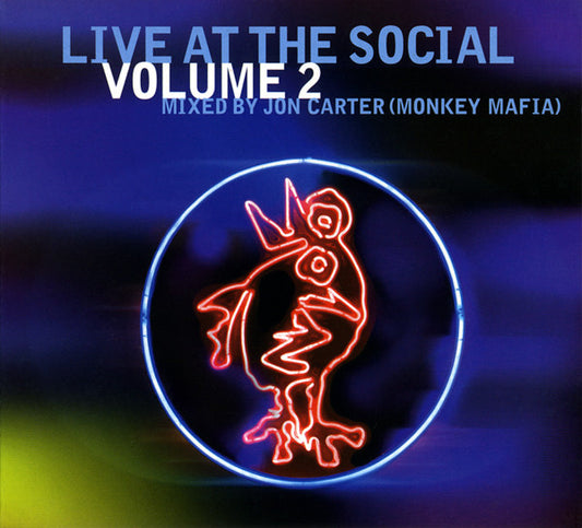 Image of Front Cover of Cassette - VG+/VG+ - JON CARTER (MONKEY MAFIA), Live At The Social Volume 2 (Heavenly; HVNLP15MC, UK 1996, J-Card), Light wear to inlay.,  - 3016219C