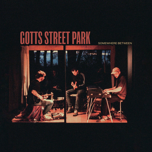 Image of Front Cover of CD - NEW/NEW - GOTTS STREET PARK, Somewhere Between (Play It Again Sam; PIASR1680CD, UK 2026), , 3 years after their critically acclaimed album ‘On The Inside’, Gotts Street Park come back with their new album ‘Somewhere Between’, featuring Celeste, Matt Maltese, Rosie Lowe, Pip Millett, Sofia and the Antoinettes, anaiis and Olive Jones. A departure from their previous work, the new record draws on richly emotional folk and Americana, with Blaze Foley, Jessica Pratt and Big Thief on 