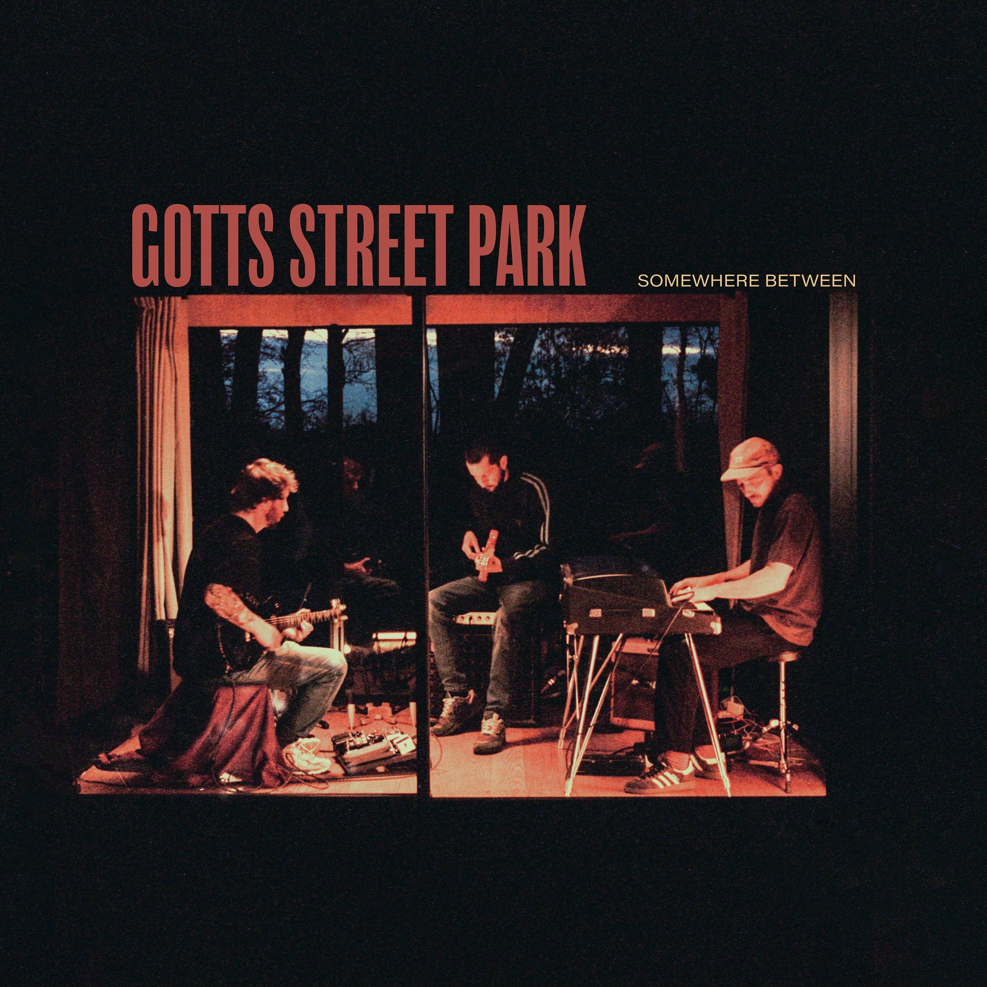 Image of Front Cover of CD - NEW/NEW - GOTTS STREET PARK, Somewhere Between (Play It Again Sam; PIASR1680CD, UK 2026), , 3 years after their critically acclaimed album ‘On The Inside’, Gotts Street Park come back with their new album ‘Somewhere Between’, featuring Celeste, Matt Maltese, Rosie Lowe, Pip Millett, Sofia and the Antoinettes, anaiis and Olive Jones. A departure from their previous work, the new record draws on richly emotional folk and Americana, with Blaze Foley, Jessica Pratt and Big Thief on 