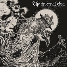 Image of Front Cover of LP - VG+/VG+ - THE INFERNAL SEA, The Great Mortality (Cacophonous Records; NIHIL45LP, UK 2016, Insert, A6 Postcard Signed by Band, Limited Edition, Clear with Black Splatter, Includes Slip Mat), Lovely clean copy all around. ,  - 3046104S