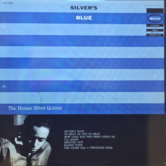Image of Front Cover of LP - VG/VG - THE HORACE SILVER QUINTET, Silver's Blue (Epic; LN 3326, US Reissue, Picture Sleeve), ,  - 3026193E