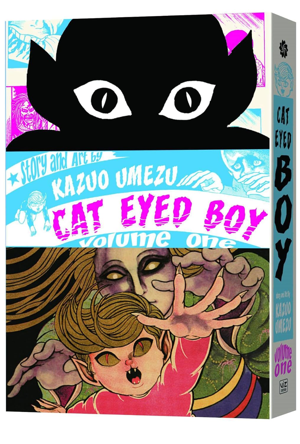 Image of Front Cover of Book - VG+/VG+ - KAZUO UMEZU, Cat Eyed Boy Volume 1 (Viz LLC; , UK 2008, Paperback, 544 pages), ,  - 3056067S