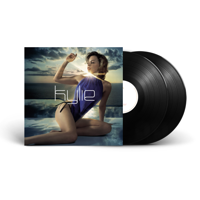 Image of Front Cover of 2xLP - NEW/NEW - KYLIE MINOGUE, Light Years (Parlophone; , UK 2026 Reissue, 140g Black Vinyl), , Kylie’s first album with Parlophone shot Kylie back into pop stardom, with a blend of dance-pop, disco and Europop spawning singles such as On A Night Like This, Kids with Robbie Williams, and her big comeback single Spinning Around. - 9408367C