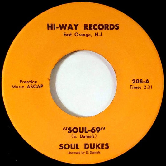 Image of Front Cover of 7" - /VG+ - SOUL DUKES, Soul 69 (Tramp Records; TR-127, Germany 2011 Reissue, Plain Sleeve, Limited Edition), ,  - 3016250C