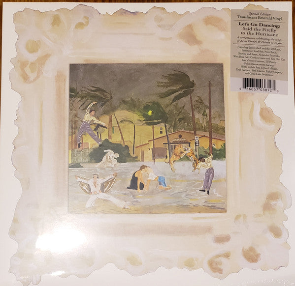 Image of Front Cover of LP - VG+/VG - VARIOUS, Let's Go Dancing: Said The Firefly To The Hurricane (Tasty Goody Records; MCC1950, US 2023, Translucent Emerald Vinyl, tribute to Kevn Kinney of Drivin N Cryin feat violent Femmes, Peter Buck (REM), Jason Isbell, Wreckless Eric...), Still In Opened Shrinkwrap With Hype Sticker,  - 3046107S