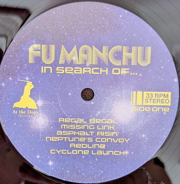 Image of Label Cover of 2xLP - NEW/NEW - FU MANCHU, In Search Of . 30th Anniversary Edition (At The Dojo; ATD031CR, UK 2026 Reissue, Gatefold, 2 Inners, Red Blue Vinyl & Custom Night Sky Vinyl), , To celebrate the 30th Anniversary of the band s 3rd album and major label debut from 27 February, 1996, the band is releasing In Search Of...30th Anniversary Edition. Recorded at Grandmaster Studios in Hollywood, California by the band and Brian Jenkins (KYUSS, SCREAMING TREES), "In Search Of " is considered a cla