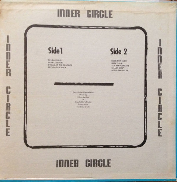 Image of Back Cover of LP - G+/VG - INNER CIRCLE, Killer Dub (Top Ranking Sounds; , US 1978, Pasteback Sleeve), Disc looks weak VG with quite a few superficial lines, plays strong VG or better, loud!. Sleeve is partially split on top seam, totally split on bottom seam, one stain on bottom left corner. Both panels look great!,  - 3026204E