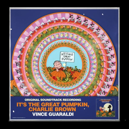 Image of Front Cover of LP - NEW/NEW - VINCE GUARALDI, It's The Great Pumpkin, Charlie Brown (Concord; 7278680, Europe 2026 Reissue, Limited Edition Zoetrope), , Rising from the pumpkin patch to celebrate the 60th Anniversary of It's The Great Pumpkin, Charlie Brown this first zoetrope edition of the album, featuring Vince Guaraldi's timeless score. With classic scenes from the special on each side, this 45RPM album contains Halloween favorites “Graveyard Theme,” “The Great Pumpkin Waltz” and “Linus and Luc