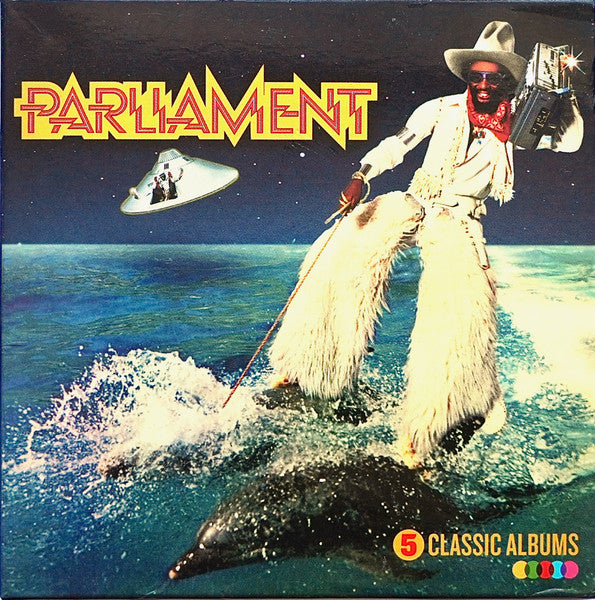 Image of Front Cover of 5xCD - VG+/VG+ - PARLIAMENT, 5 Classic Albums (Spectrum Music; 5370152, Europe 2016, Compilation, Southwater Glass Master), Light marks on disc 4.,  - 3056083S