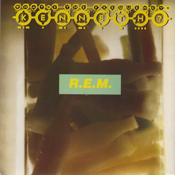 Image of Front Cover of 7" - VG/VG+ - R.E.M., What's The Frequency, Kenneth? (Warner Bros. Records; W0265, UK 1994, Picture Sleeve), ,  - 3016230C