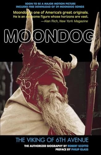 Image of Front Cover of Book - VG+/VG+ - ROBERT SCOTTO, Moondog: The Viking of 6th Avenue (Process Media; , US 2013 Reissue, Paperback, Revised edition. Authorised Biog), ,  - 3036082E