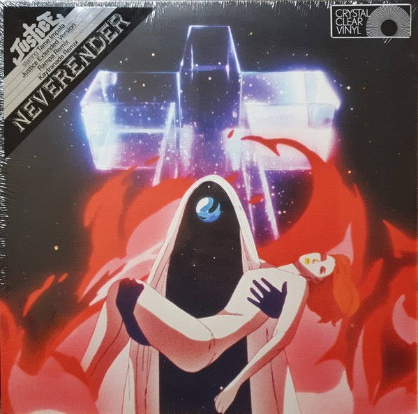 Image of Front Cover of 12" - NEW/NEW - JUSTICE, Neverender (Because Music; BEC5614802, Worldwide 2024, 33   RPM, Limited Edition, Crystal Clear Vinyl), ,  - 3036067E