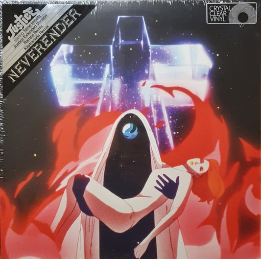 Image of Front Cover of 12" - NEW/NEW - JUSTICE, Neverender (Because Music; BEC5614802, Worldwide 2024, 33   RPM, Limited Edition, Crystal Clear Vinyl), ,  - 3036067E
