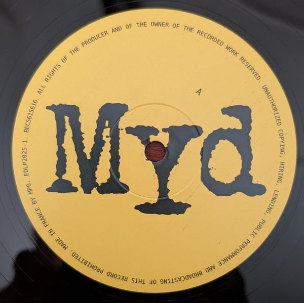 Image of Label Cover of 2xLP - NEW/NEW - MYD, Mydnight (Ed Banger Records; EDLP2025-1, France 2025, Black and Yellow Vinyl), ,  - 3036068E