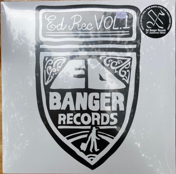 Image of Front Cover of 2xLP - NEW/NEW - VARIOUS, Ed Rec Vol. 1 (Ed Banger Records ; EDLP2021-4, UK & France 2021, Record Store Day 2021, Compilation, Limited Edition of 500), , Ed Banger's essential 2006 compilation finally gets its first ever vinyl pressing. Originally released only on CD, Ed Rec Vol. 1 captures the Paris label at the start of its takeover, bringing together Justice, Uffie, DJ Mehdi, SebastiAn and more in one explosive snapshot of the bloghouse era. - 3036069E