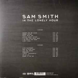 Image of Back Cover of LP - EX/EX - SAM SMITH, In The Lonely Hour (Capitol Records; 3880792, Europe 2021 Reissue, Inner), Opened Instore, Still In Shrinkwrap,  - 3046192S