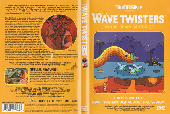 Image of Front Cover of DVD - VG+/VG - DJ QBERT, Wave Twisters (Thud Rumble; WTV001-DVD, US 2001), Light marks only,  - 3056094S
