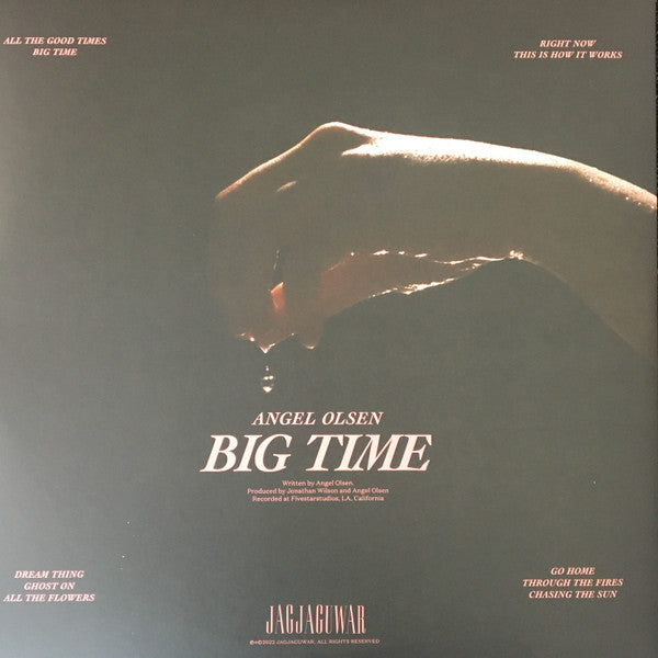 Image of Back Cover of 2xLP - NEW/NEW - ANGEL OLSEN, Big Time (Jagjaguwar; JAG424LP, USA & Europe 2022, Gatefold, Booklet), ,  - 3036098E