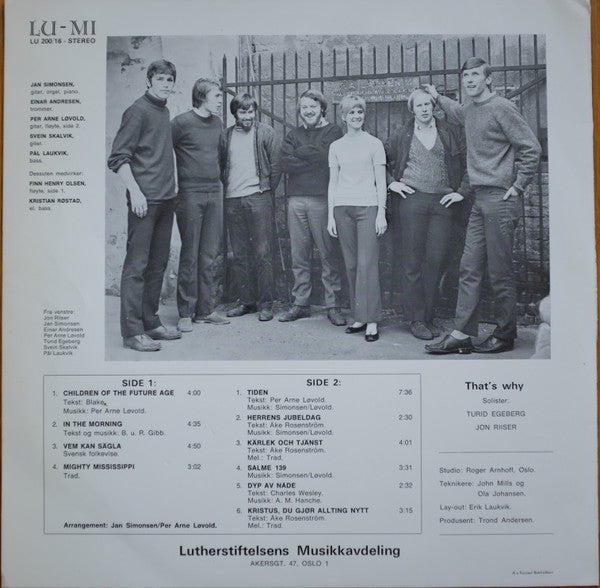 Image of Back Cover of LP - VG/VG - THAT'S WHY, Children Of The Future Age (Lu-Mi; LU 200/16, Norway 1968, Fold Over Sleeve, Insert), Light creasing, edge and ring wear.,  - 3046246S