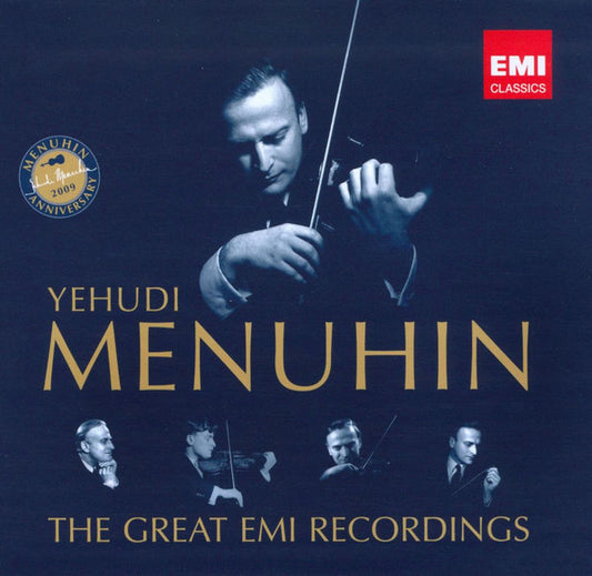 Image of Front Cover of 51xLP - VG+/VG+ - YEHUDI MENUHIN, The Great EMI Recordings (EMI Classics; 50999 2 64131 2 9, Europe 2009, Box Set), ,  - 3036078E