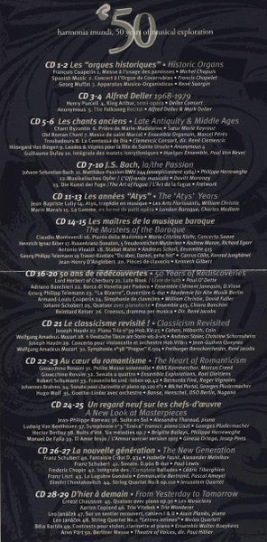 Image of Label Cover of LP - VG+/VG+ - VARIOUS, Le Coffret Du Cinquanti me Anniversaire (The Fiftieth Anniversary Boxed Set) (Harmonia Mundi; HMX 2908250.79, Europe 2007), ,  - 3036079E