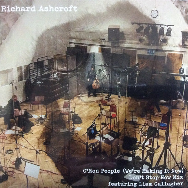 Image of Front Cover of 7" - EX/EX - RICHARD ASHCROFT FEATURING LIAM GALLAGHER, C'mon People (We're Making It Now) (Don't Stop Now Mix) (Infectious Music; INFECT683S, Europe 2022, Picture Sleeve), No. 2697/5000. Still in shrinkwrap.,  - 3016286C
