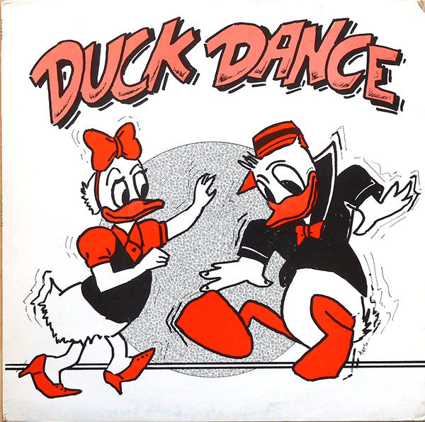 Image of Front Cover of LP - VG/G+ - VARIOUS, Duck Dance Competition (Super Power; SP LP 009, UK & US 1988), Lighter marks only. Sticker ghost on front sleeve,  - 3016334C