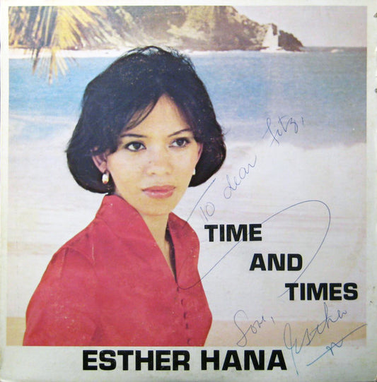 Image of Front Cover of LP - VG+/VG+ - ESTHER HANA, Time And Times (Niambi Records; 81074, US 1974), Signed,  - 3046259S