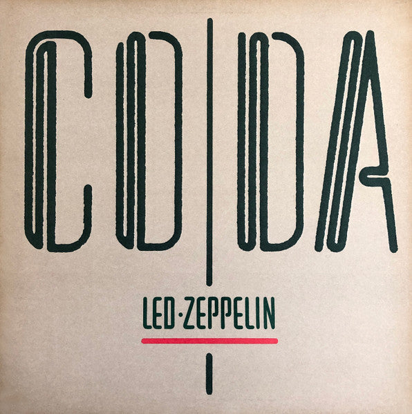 Image of Front Cover of LP - VG/VG+ - LED ZEPPELIN, Coda (Swan Song; 7 90051-1, US 1982, Embossed Gatefold Sleeve, Inner, Specialty Pressing), Promo notch cut top edge,  - 3046239S