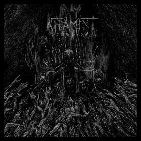 Image of Front Cover of LP - EX/EX - ATRAMENT, Scum Sect (Sentient Ruin Laboratories; SRUIN066, USA & Europe 2018, Purple Black Vinyl), ,  - 3046276S