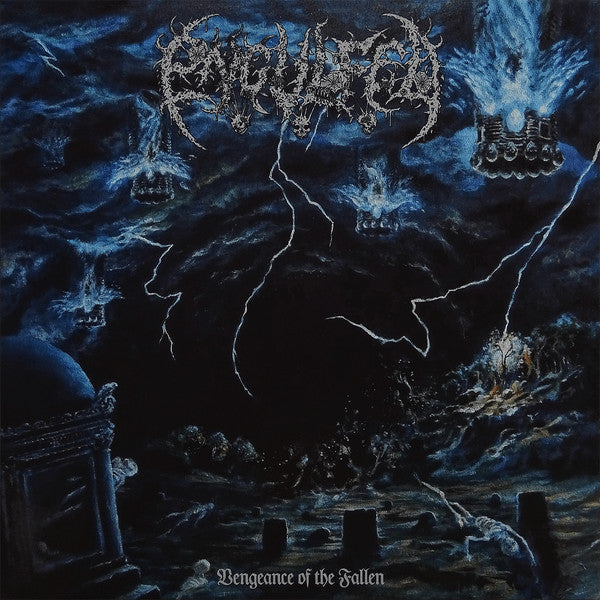 Image of Front Cover of 12" - EX/EX - ENGULFED, Vengeance Of The Fallen (Me Saco Un Ojo Records; MSUO129, UK 2020, Insert, Blue In Clear With Blue Splatter), ,  - 3046277S