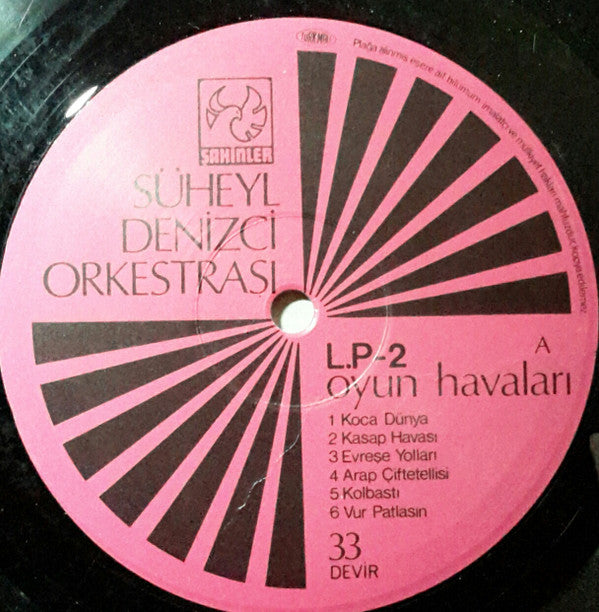 Image of Label Cover of LP - VG/VG - S HEYL DENIZCI ORKESTRAS, Oyun Havalar  ( ahinler; L.P-2, Turkey 1975), Strong VG. Old shop sticker on cover.,  - 3046154S