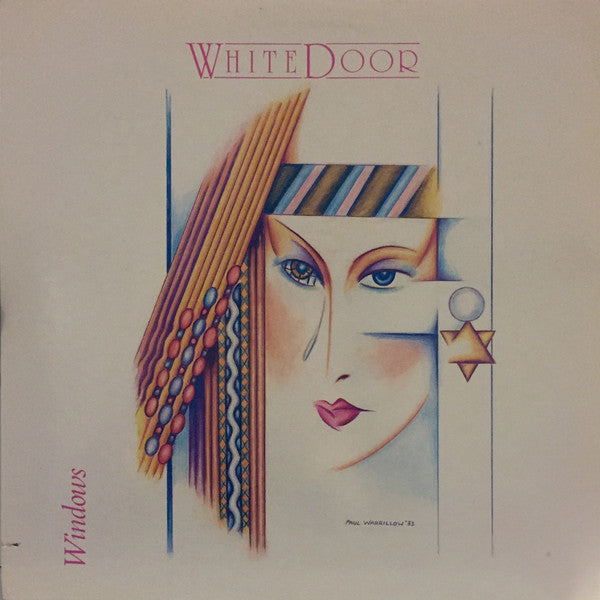 Image of Front Cover of LP - VG/VG+ - WHITE DOOR, Windows (Passport Records; PB 6027, US 1983, Inner), Cut-out (Notched). Small sticker on cover. ,  - 3046155S