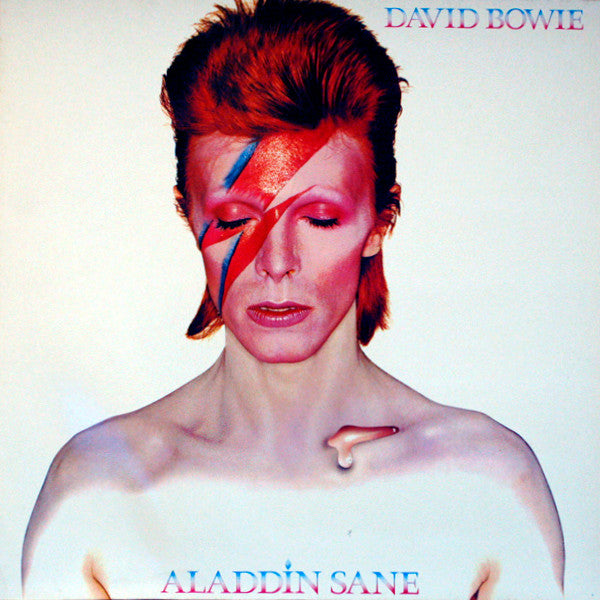 Image of Front Cover of LP - VG/VG - DAVID BOWIE, Aladdin Sane (EMI; 064-7 94768 1, Europe 1990 Reissue, Gatefold), Hairlines, light edge wear,  - 3046290S