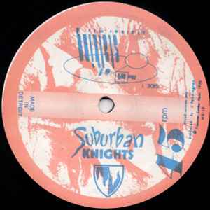Image of Front Cover of 12" - /VG+ - SUBURBAN KNIGHTS*, The Art Of Stalking (Transmat; MS-13, US 1990), highlighter on label - minor. original blue sleeve,  - 3046330S