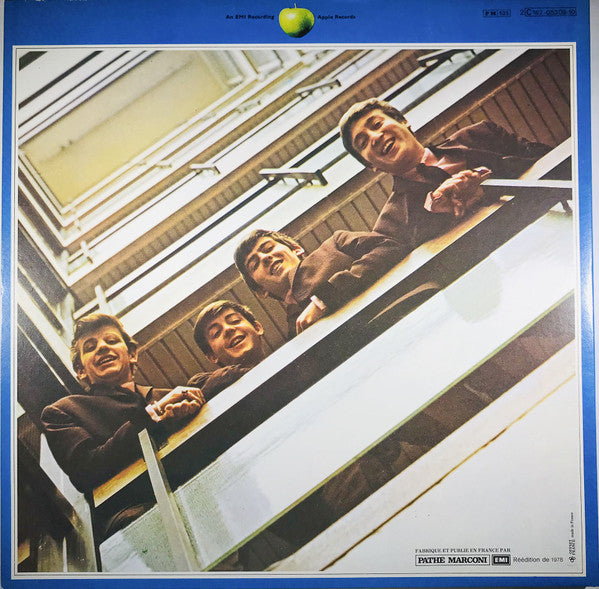 Image of Back Cover of 2xLP - VG/VG - THE BEATLES, 1967-1970 (Apple Records; 2C162-05309-10, France 1987 Reissue, Gatefold, 2 Inners, "R  dition de 1978" on back cover), Strong VG - a few hairlines, edge wear,  - 3046292S