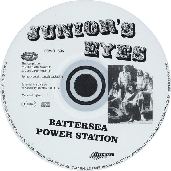 Image of Label Cover of CD - EX/EX - JUNIOR'S EYES, Battersea Power Station (Essential! Records; ESMCD 896, 	UK 2000, Jewel Case), ,  - 3036169E