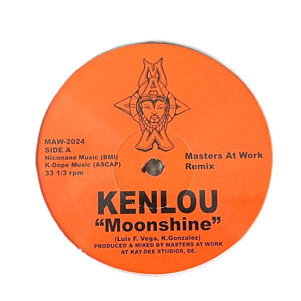 Image of Front Cover of 12" - /VG+ - KENLOU, Moonshine (MAW Records; MAW-2024, US 2023), ,  - 3046342S