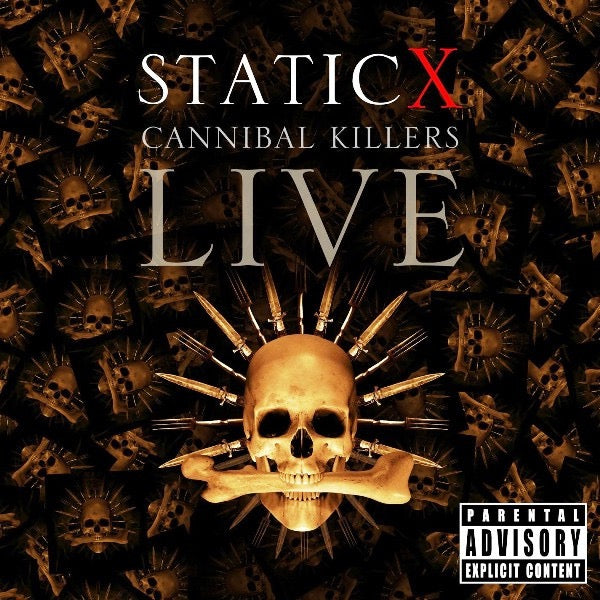 Image of Front Cover of CD - VG+/VG+ - STATIC X, Cannibal Killers Live (Reprise Records; 9362-49836-5, Europe 2008, Stickered Jewel Case, With DVD. Multichannel, NTSC), Case has lots of light marks.,  - 3016409C