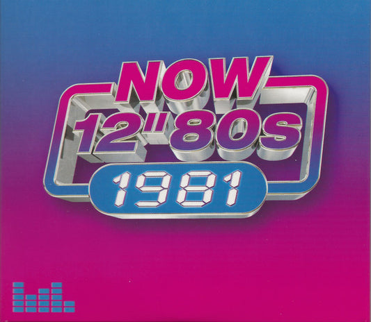 Image of Front Cover of 4xCD - VG+/EX - VARIOUS, Now 12" 80s: 1981 (Sony Music; CDNOW1281, UK & Europe 2023, Quadruple Gatefold), ,  - 3036191E