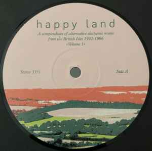Image of Label Cover of 2xLP - VG/VG+ - VARIOUS, Happy Land (A Compendium Of Alternative Electronic Music From The British Isles 1992-1996) (Volume 1) (Above Board Projects; HLLP1, UK 2023, Picture Sleeve, Insert), corner ding bottom right sleeve. w/ insert,  - 3046350S